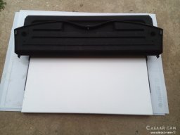 раскладной походный стол из панелей багажника автомобиля