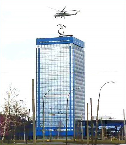 Как Ладью устанавливали на главное здание АВТОВАЗа