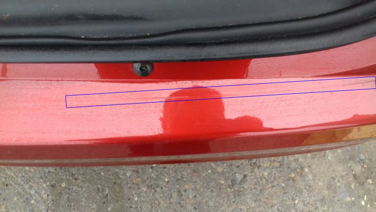 Крышка багажника натирает ЛКП бампера Веста