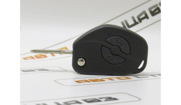 Ключ выкидной с пультом Lada Niva (Chevrolet) Люкс (с платой)