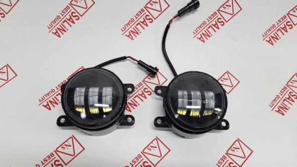LED ПТФ SalMan 30-50 Вт для Lada Vesta, XRAY, Granta FL, 4x4 Urban, Largus FL