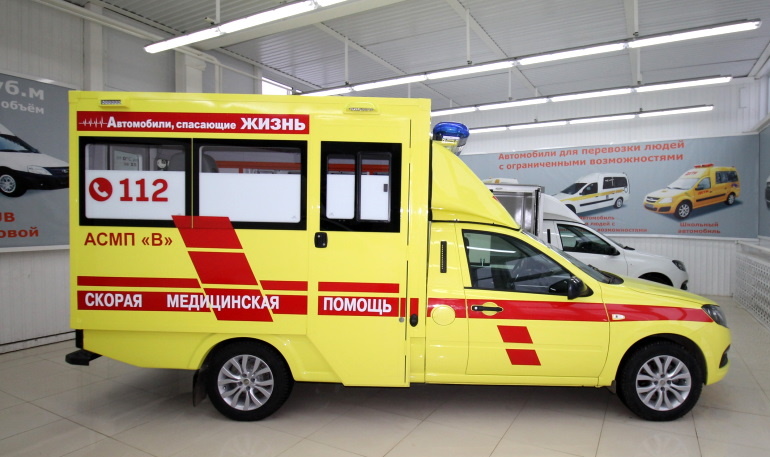 На базе Lada Granta сделали скорую помощь