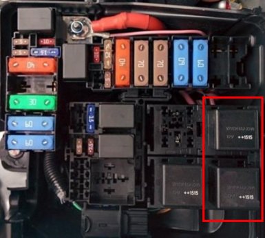 реле подогрева лобового стекла