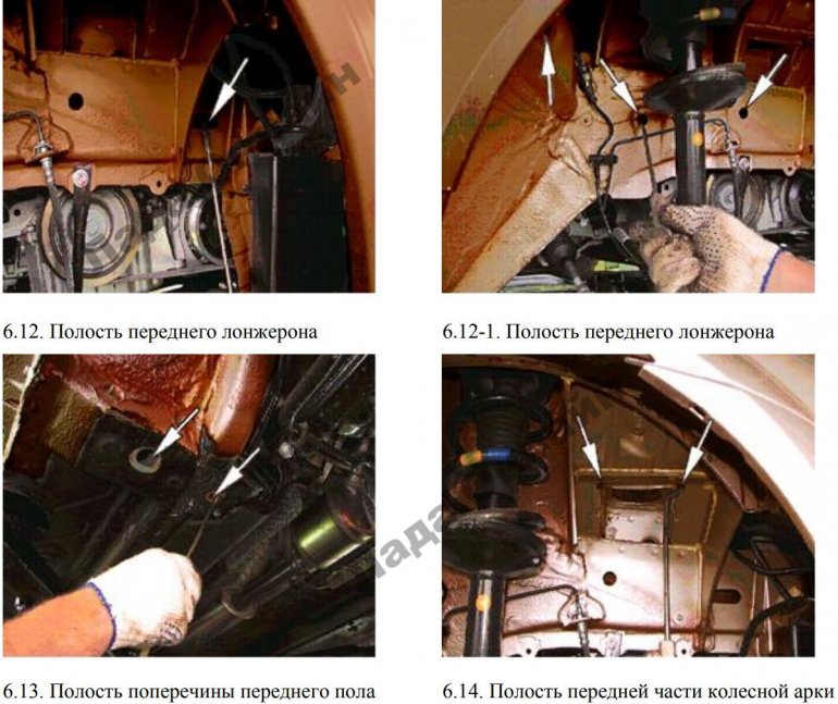 Антикоррозионная обработка Lada XRAY своими руками (инструкции АВТОВАЗа)