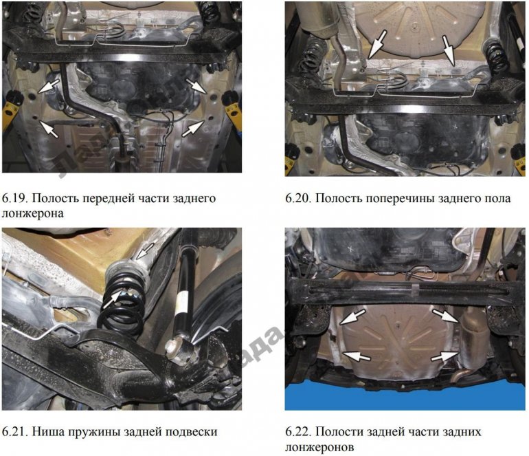 Антикоррозионная обработка Lada XRAY своими руками (инструкции АВТОВАЗа)