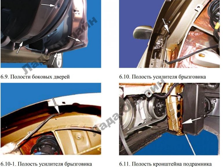 Антикоррозионная обработка Lada XRAY своими руками (инструкции АВТОВАЗа)