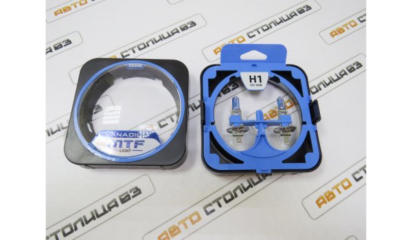 Автолампы галогеновые H1 12V 55W MTF VANADIUM 5000K