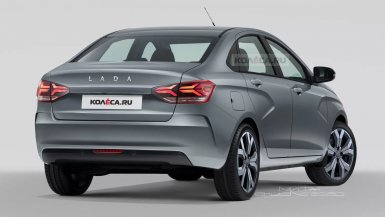 Lada Vesta FL рендер Колеса.ру
