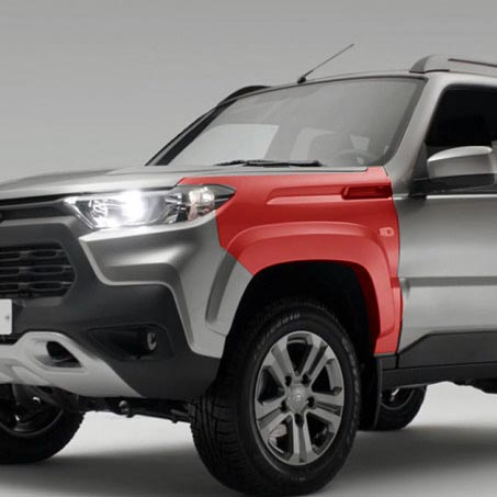 Крыло переднее левое Lada Niva Travel