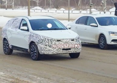 Первые шпионские фото Lada Vesta FL (фейслифт)