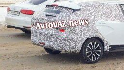 Первые шпионские фото Lada Vesta FL (фейслифт)