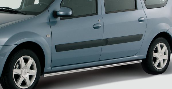 Защита порогов (51 мм) для Lada Largus