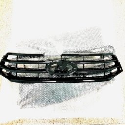 Накладка переднего бампера верхняя (окрашенная)