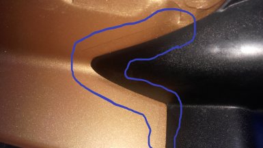 Наклеить на места натиров бронепленку.