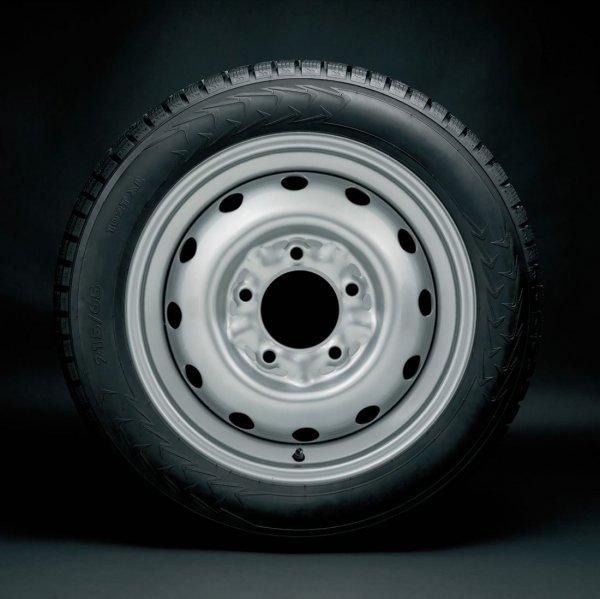Диск штампованный Niva R16, штамп серебристый