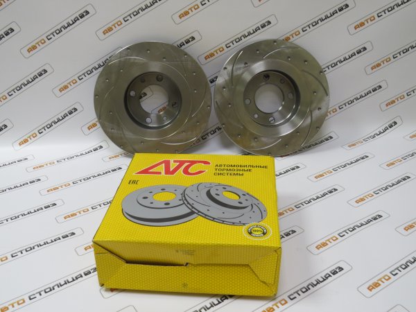 Диски тормозные задние перфорированные АТС SPORT для Lada Vesta, XRAY