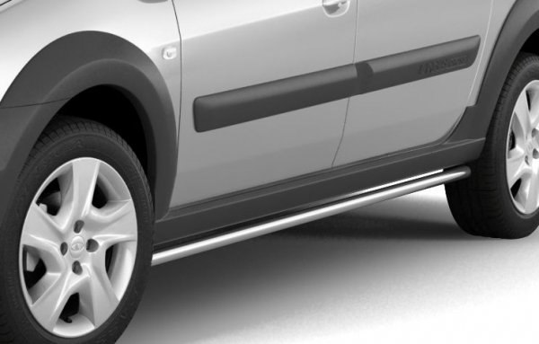 Защита порогов (51 мм) для Lada Largus Cross