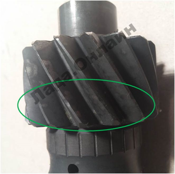 Стандартный профиль. На стандартном профиле вторичного вала присутствуют риски