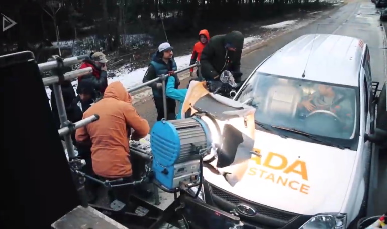 Как снимали рекламу LADA Assistance