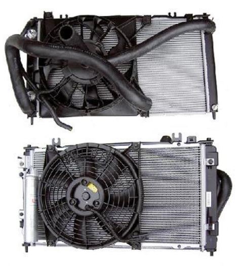 Кожух вентилятора радиатора кондиционера для Lada Granta, Kalina, Datsun