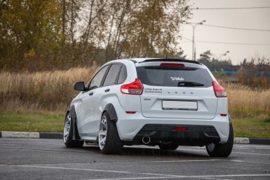 Как сделать тюнинг Lada XRAY в стиле Stance