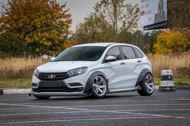Как сделать тюнинг Lada XRAY в стиле Stance