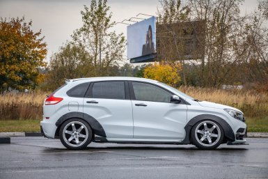 Как сделать тюнинг Lada XRAY в стиле Stance