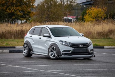 Как сделать тюнинг Lada XRAY в стиле Stance