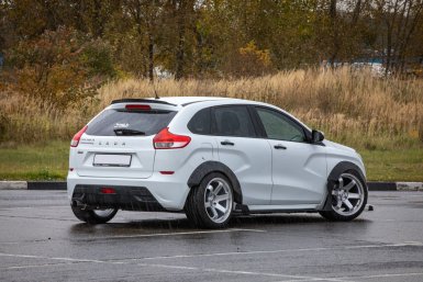 Как сделать тюнинг Lada XRAY в стиле Stance
