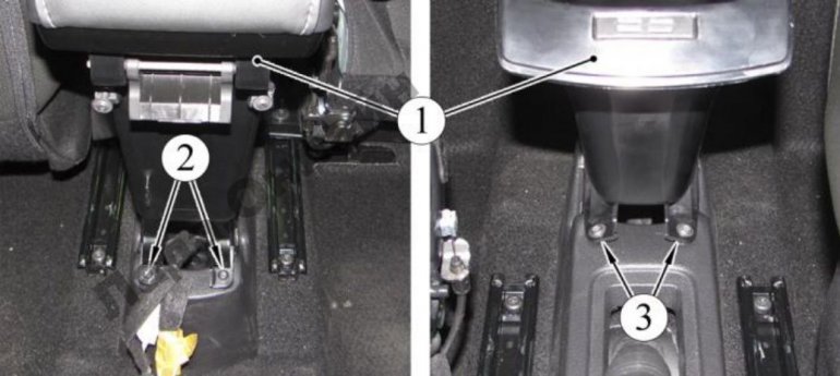 Рисунок 8-4 – Крепление подлокотника