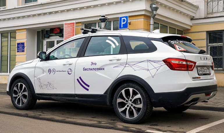 На базе Lada Vesta SW Cross сделали беспилотник