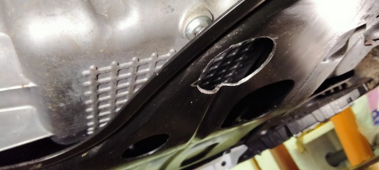 Доработка защиты двигателя для слива моторного масла