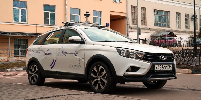 На базе Lada Vesta SW Cross сделали беспилотник