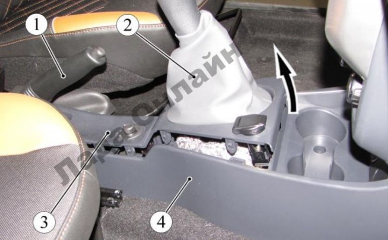 Рисунок 9-1 – Накладка облицовки туннеля пола