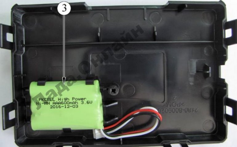 Рисунок 1-2 – Замена резервной батареи