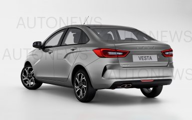 Каким может быть внешний вид Lada Vesta FL - новые рендеры дизайнеров