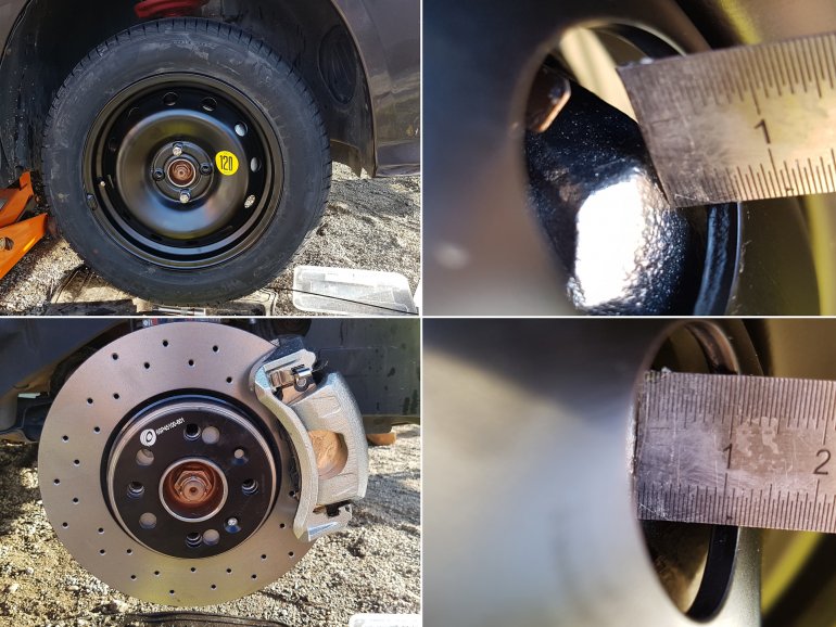 Установка передних увеличенных тормозов от Nissan Tiida на Lada Vesta, XRAY Cross