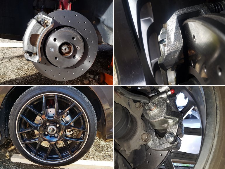 Установка передних увеличенных тормозов от Nissan Tiida на Lada Vesta, XRAY Cross