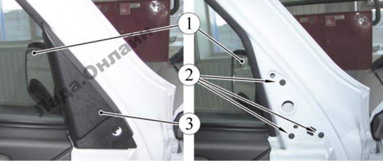 Как снять боковые зеркала Lada Niva Travel