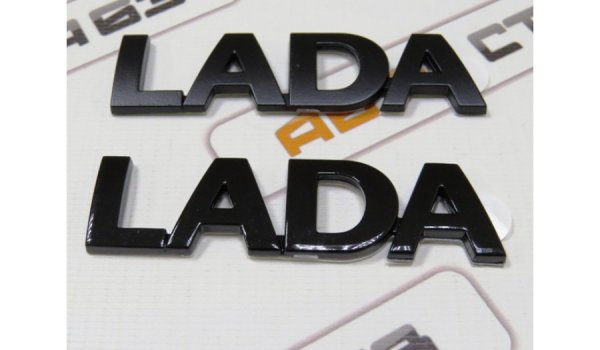 Орнамент крышки багажника LADA черный