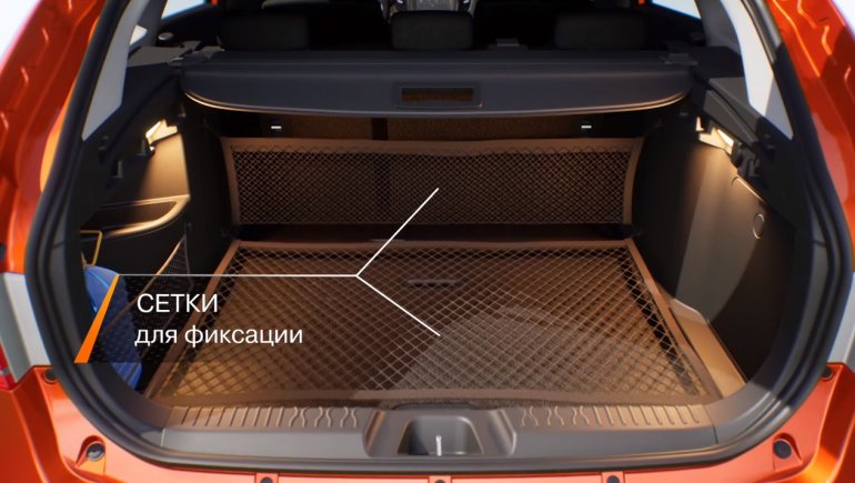 багажными сетками