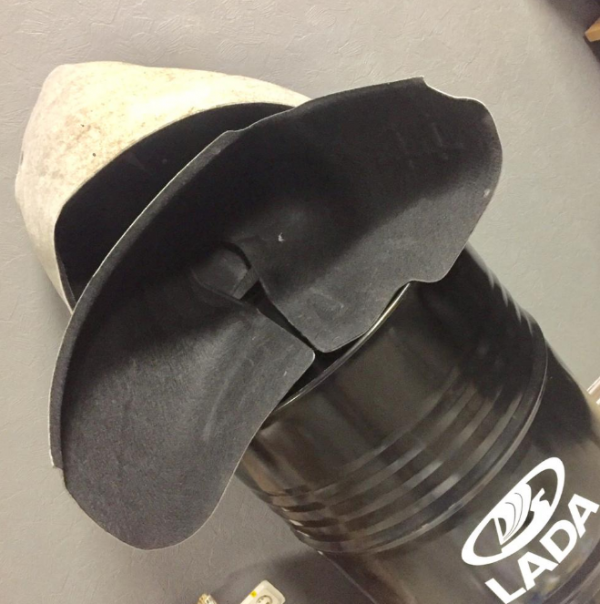 Подкрылки задние ворсовые для Lada Granta, Kalina-2