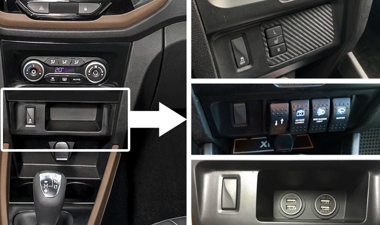 Как использовать нишу в центральной консоли Lada XRAY Как использовать нишу в центральной консоли Lada XRAY