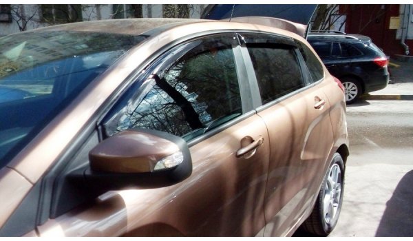 Дефлекторы боковых стекол (ветровики) Cobra Tuning для Lada XRAY