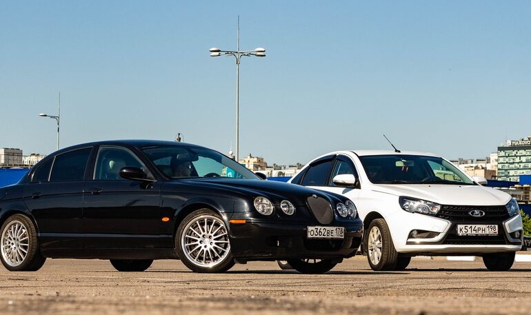 Новую Lada Vesta сравнили с подержанным бизнес-классом Jaguar S-type