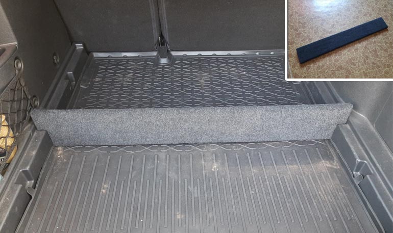 Простая доработка багажника без фальшпола универсала Lada Vesta