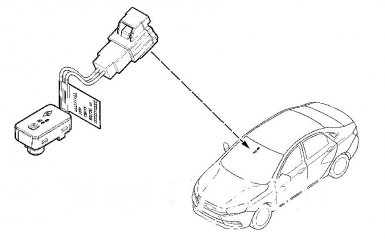Датчик температуры воздуха салона