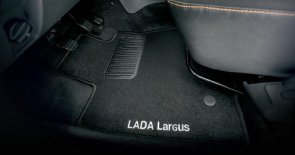Ковры салона текстильные класс ORIGINAL для Lada Largus 5-мест