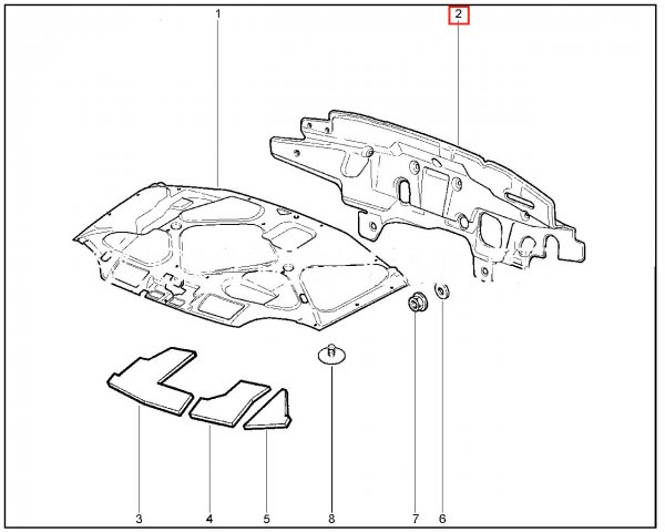 Обивка моторного отсека с тяжелым слоем для Lada Niva Travel, Chevrolet