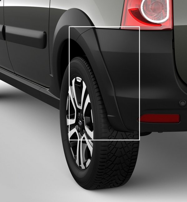 Накладка заднего бампера Lada Largus Cross FL